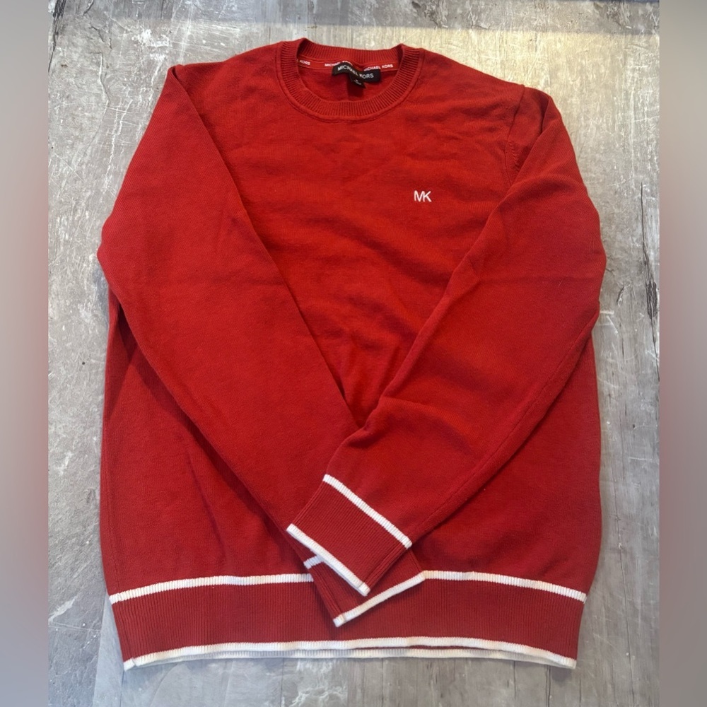Michael Kors Red Crewneck Sweater for Men